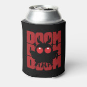 DOOM DOOM DOOM Kawaii Mothman Cryptid Blikjeskoeler (Blikje Achterkant)