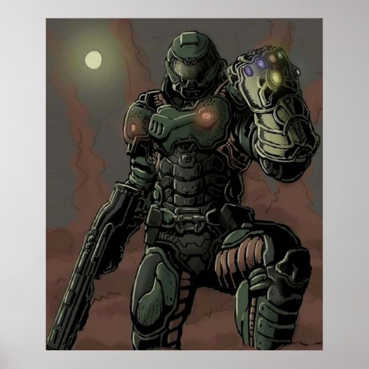 Doom Doom Eternal Infinity Slayer Poster (Voorkant)