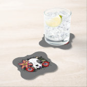 Doom- en Bloomkat-schedel Kartonnen Onderzetters (Insitu)