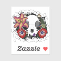 Doom- en Bloomkat-schedel