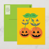 Doom Jack o' Lantern Cherries Briefkaart (Voorkant / Achterkant)