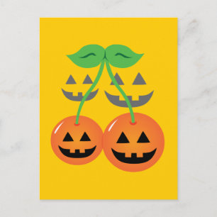 Doom Jack o' Lantern Cherries Briefkaart