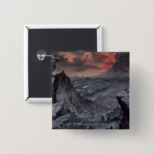 Doom monteren vierkante button 5,1 cm (Voorkant /achterkant)