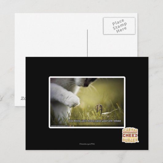 Doom op jezelf briefkaart (Voorkant / Achterkant)