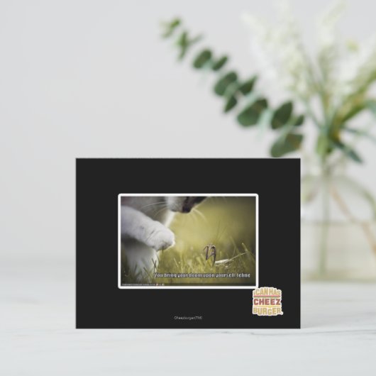 Doom op jezelf briefkaart (Staand voorkant)