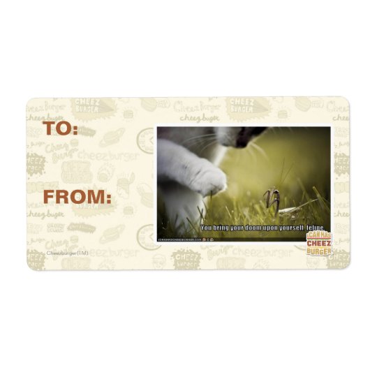 Doom op jezelf etiket (Voorkant)