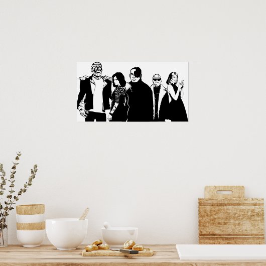 Doom Patrol koel als vuil Poster (Keuken)