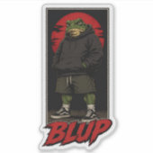 Doom The Toad Streetwear Karakter Grafisch  Sticker (Voorkant)