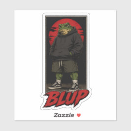 Doom The Toad Streetwear Karakter Grafisch  Sticker