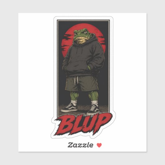Doom The Toad Streetwear Karakter Grafisch  Sticker (Vel)