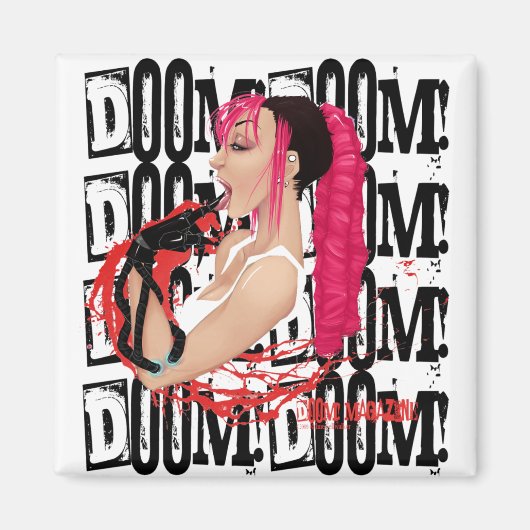 DOOM! Tijdschrift "Z" Magnet (Voorkant)