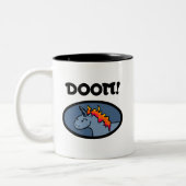 Doom Unicorn Tweekleurige Koffiemok (Links)