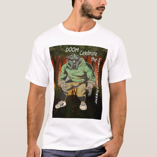 DOOM vieren de legende Masker Rapper T-shirt (Voorkant)