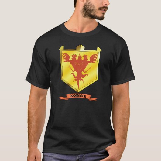 Doomcock Coat of Arms T-Shirt (Voorkant)