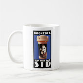 Doomcock Cures STD Coffee Mok (Links)