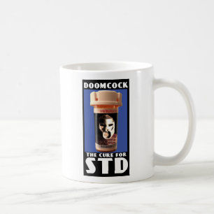 Doomcock Cures STD Coffee Mok