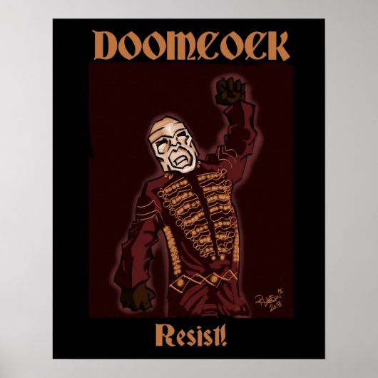 Doomcock Resist Poster (Voorkant)