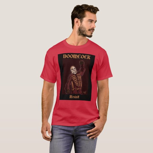 Doomcock Resist T-Shirt (Voorkant volledig)