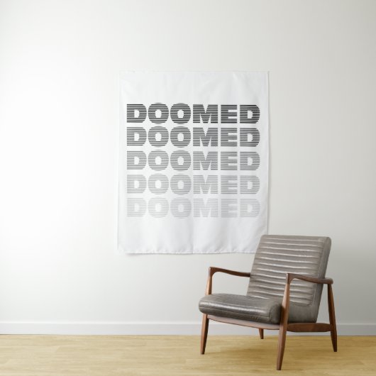 Doomed Throw Wandkleed (In situ)