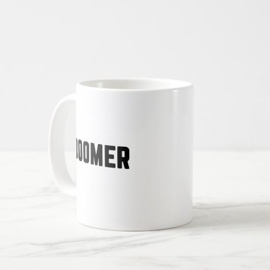 Doomer Koffiemok (Voorkant links)