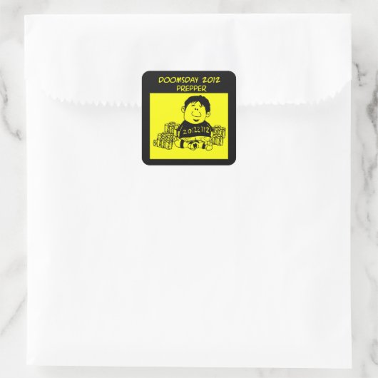 Doomsday 2012 Prepper Sticker (Tas)