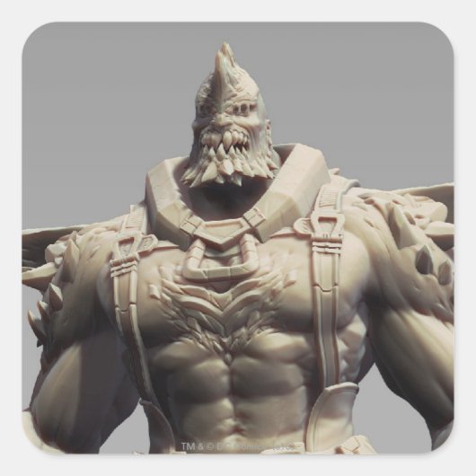 Doomsday Alternate Vierkante Sticker (Voorkant)