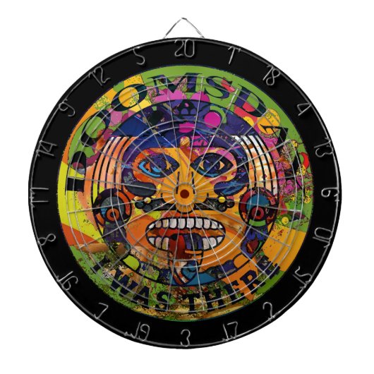 Doomsday - Ik was er | Maya Prophecy Dartbord (Voorkant)