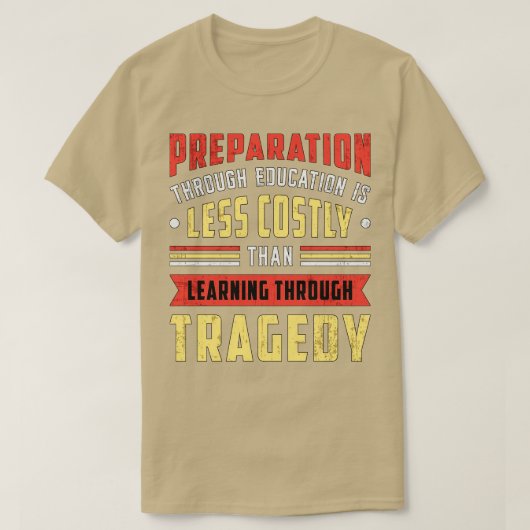 Doomsday prepper Apocalypse Survival Prepping T-shirt (Design voorkant)