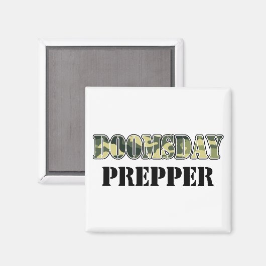 DoomsDay Prepper Magneet (Voorkant / Achterkant)