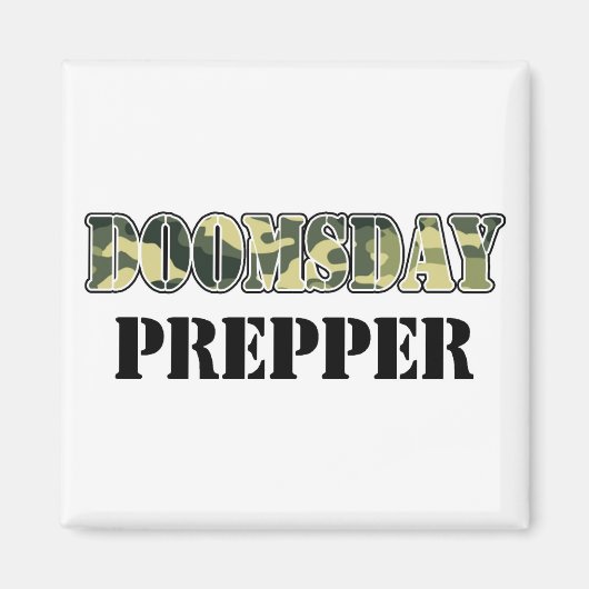 DoomsDay Prepper Magneet (Voorkant)