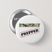 DoomsDay Prepper Stamp Ronde Button 5,7 Cm (Voorkant /achterkant)