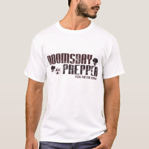 Doomsday prepper Survivalist Zombie Apocalyps T-shirt