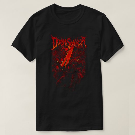Doomslayer Inferno Rage Art T-shirt (Design voorkant)