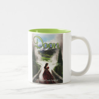 Doon: Kalm houden en de Brug kruisen Tweekleurige Koffiemok