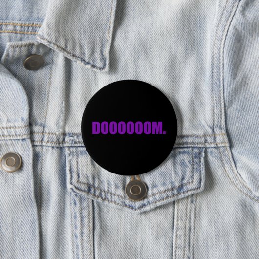 DOOOOOM. Button in Paars (In situ)