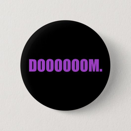DOOOOOM. in Paarse Button (Voorkant)