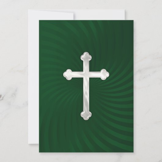 Doop 1e Communie Bevestiging Emerald Pearl Kaart (Voorkant)