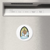 Doop Afro-Amerikaanse Baby Boy Magneet (Insitu (Vaatwasser))