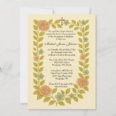 \Doop Baby Beschermengel Bloemen Kaart (Voorkant)