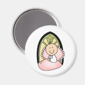 Doop Baby Meisje Magneet (Voorkant / Achterkant)