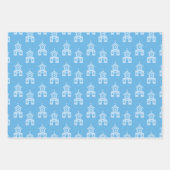 Doop Blauwe Duif Engel Kerk Inpakpapier Vel (Voorkant 3)