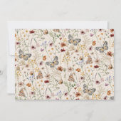 Doop Bloemen Foto Kaart (Achterkant)