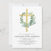 Doop Bloemengroen Salie Eucalyptus Kaart (Voorkant)