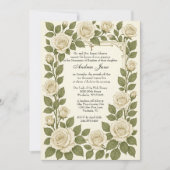 Doop Bloemrijk Jezus Gezegende Moeder Rozen Kaart (Voorkant)