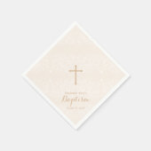 Doop Blush Pink Delicate Bloemen Kant Servetten (Hoek)