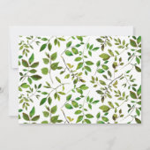 Doop Botanische doopfoto Kaart (Achterkant)