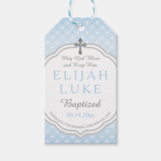 doop | Boy Eternity Rings Cross Cadeaulabel (Voorkant)