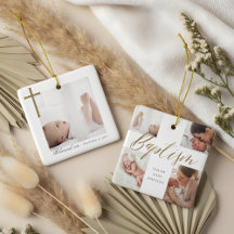 Doop Calligrafie Foto Collage Baby Aandenken