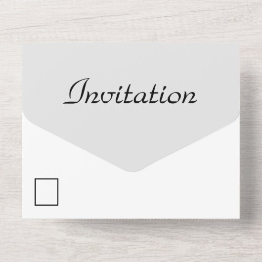 Doop Christening Alles In Eén Uitnodiging (Achterkant)