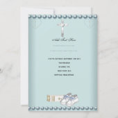 Doop Christening Jongen Roze Wit Blauw (Achterkant)